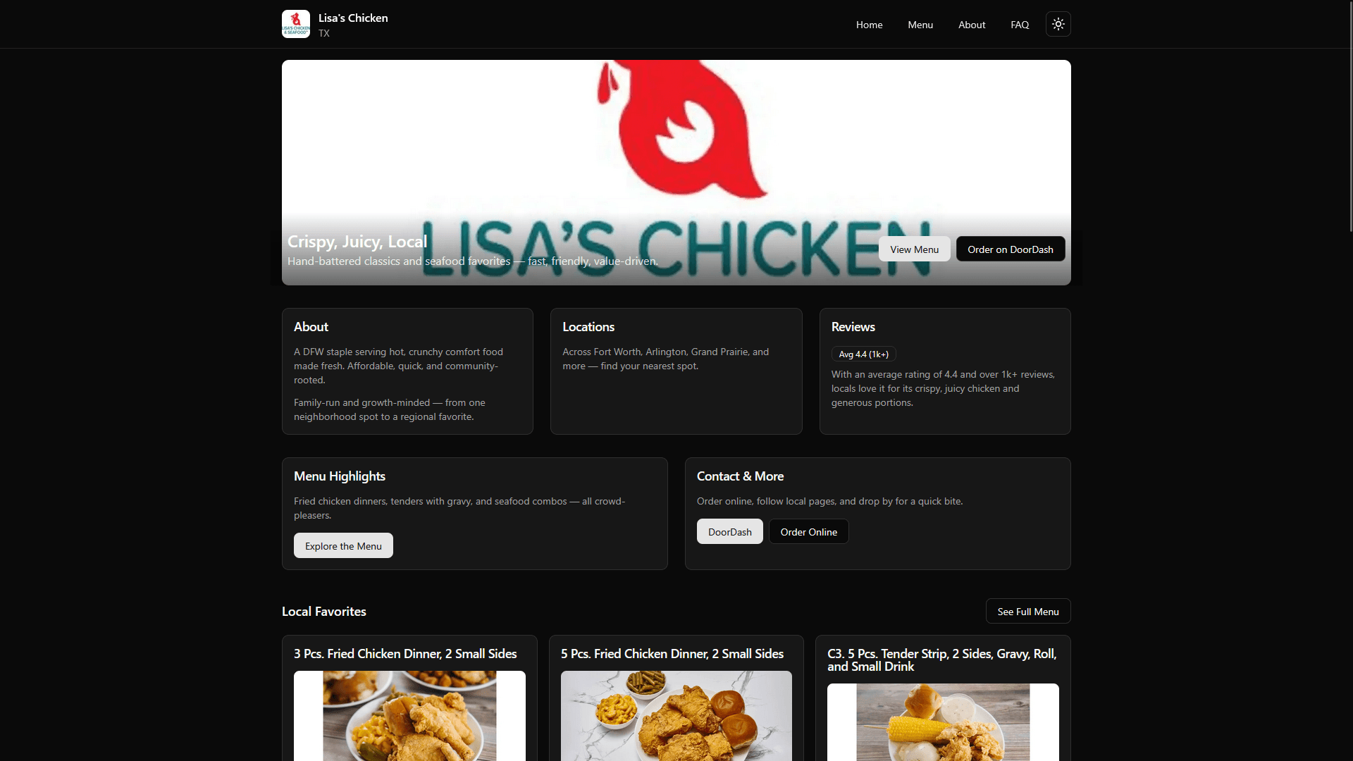 Lisas Chicken